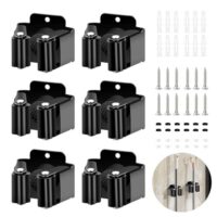 Gerätehalter Set aus Edelstahl für den Garten, Besenhalterung Wand mit Schrauben, Gerätehalter für Werkzeuge wie Wischmopp und Besen