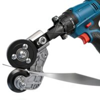 Blechschneider Bohraufsatz, elektrische Bohrschere Cutter Nibbler Aufsatz für Metall, Eisen, Kupfer, Aluminium und Stahlbleche