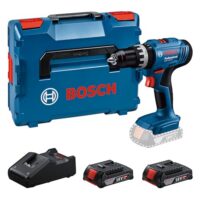 Bosch Professional 18V System Akku Schlagbohrschrauber GSB 18V-25, inklusive 2x 2.0 Ah-Akkus und L-BOXX, hochwertiges Bohrwerkzeug für Garten und Werkstatt