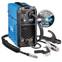 CFH Fülldrahtschweißgerät 120 A FSG 884 - MMA- & FLUX-Schweißgerät ohne Gas, mit Hot Start, Anti Stick und Arc Force