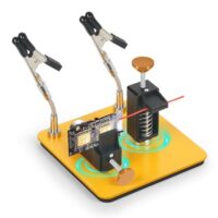 Dritte Hand Löten Set mit 2 Flexarmen und Magnetfuß, Platinenhalter für PCB, Elektronik Reparatur, Modellbau & Schmucklöten