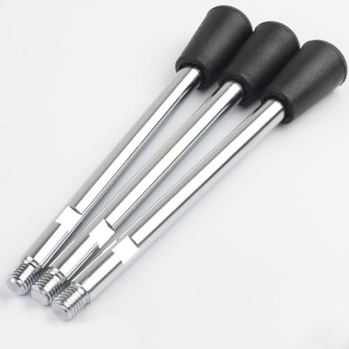 3 x Fräsmaschinengriff, M12 × 210 mm, Zubehör für Bohrmaschinen, Griff für Fräsmaschine, Drückergriffstangen