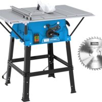 Güde Tischkreissäge GTK 2000.1, 230 Volt, 2000 Watt, Schnitthöhe 8,7 Zentimeter, Hartmetall-Sägeblätter, Absauganschluss