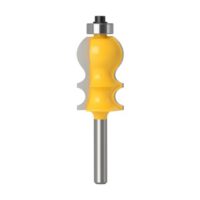 Hartmetall-Formfräser für Holzbearbeitung, 6mm-Schaft, ideal für Elektrowerkzeuge