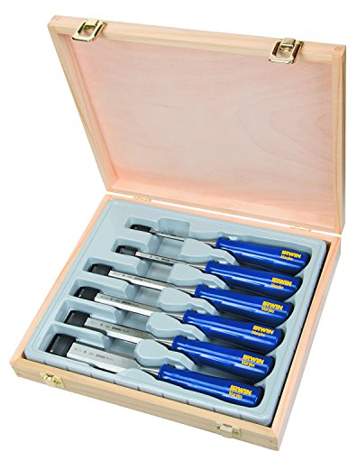 IRWIN TM444S6 Stechbeitel-Satz mit 6 verschiedenen Größen (6, 10, 13, 19, 25 und 32 mm) - perfekt für jeden Heimwerker