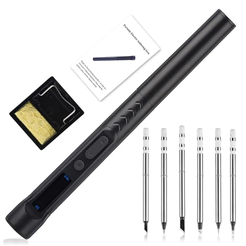 Lötkolben Kit 90W digital DC/PD, schnelle Erwärmung von 150-450°C, Lötkolben für Heimwerker und Handwerk