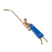 Mini-Gas-Schweißbrenner, Oxy-Acetylen-Oxy-Propan-Reparatur-Schneidwerkzeug für 0,5–2 mm Stahlplatte, Messing-Kunststoff-Konstruktion, 33 cm Länge