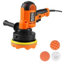 Mini Poliermaschine Auto, Variable Geschwindigkeit 0-3000 U/min, Exzenter Polierer für Auto, Polieren und Reinigen