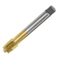 QUARKZMAN Maschine Gewindebohrer Spitze M18 x 1,5 Metrisch Spitzengewindeschneider HSS M2(6542) Universeller und Hochwertiger Gewindebohrer Titanbeschichtete Oberfläche