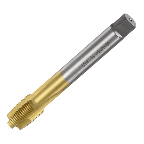 QUARKZMAN Maschine Gewindebohrer Spitze M18 x 1,5 Metrisch Spitzengewindeschneider HSS M2(6542) Universeller und Hochwertiger Gewindebohrer Titanbeschichtete Oberfläche