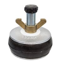 Verstellbarer Rohrstopfen aus Aluminium für den Niederdruckbereich, hitzebeständig bis 75°C, ideal für Heimwerker und Handwerksmeister