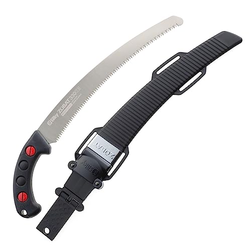 Profi-Astsäge mit 330 mm gebogenem Blatt und Mirai-Me-Zahnung für schnelle und saubere Rückschnitte in Frischholz