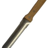 Westfalia Hori Hori Gartenmesser mit Edelstahlklinge für Umpflanzen, Graben und Schneiden in Gartenarbeit
