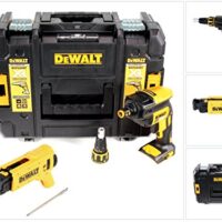 DeWalt DCF 620 Brushless Trockenbauschrauber im TSTAK II Zubehör mit Magazinvorsatz - Werkzeug für Bauen und Renovieren