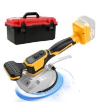 Fliesenrüttler für 20V Akku, Fliesenleger Vibrationsgerät mit 5 Zoll Saugnapf und 8 Gängen, ideal für Heimwerker bei der Verlegung von Fliesen und Wandfliesen.