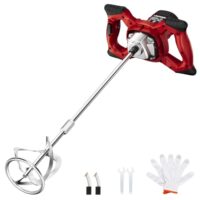 Mörtelrührer für Heimwerker und professionelle Anwender, 2200 W, 6-Gang-Getriebe, Soft-Start-Funktion, max. 800 U/min, M14 Schnittstelle Rührstab