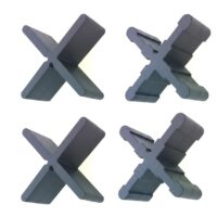 100 Stk. Fugenkreuze für Terrassenplatten 3 mm - 4 mm - 5 mm oder 6 mm Fugenbreite, Höhe 10 mm oder 20 mm