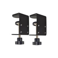 Jhanw Kleine C-Klemmen 5,1 cm mit 4 kleinen Löchern auf der Rückseite, 2er-Set verstellbare Tisch-C-Klemme für den Bereich 1 cm~5,1 cm